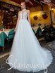 Свадебное платье 20209. Силуэт А-силуэт. Цвет Белый / Молочный. Вид 1