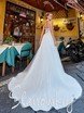 Свадебное платье 20209. Силуэт А-силуэт. Цвет Белый / Молочный. Вид 2
