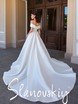 Свадебное платье 21008. Силуэт А-силуэт. Цвет Белый / Молочный. Вид 2