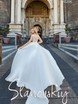 Свадебное платье 20206. Силуэт А-силуэт. Цвет Белый / Молочный. Вид 4
