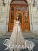 Свадебное платье 18014. Силуэт Пышное. Цвет Золото. Вид 1