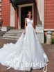 Свадебное платье 21002. Силуэт Пышное. Цвет Белый / Молочный. Вид 1