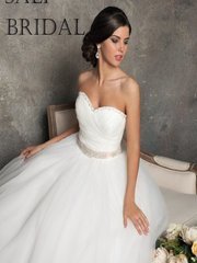 Свадебное платье 602. Силуэт Пышное. Цвет Белый / Молочный. Вид 2