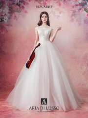 Свадебное платье Версавия. Силуэт Пышное. Цвет Белый / Молочный. Вид 1