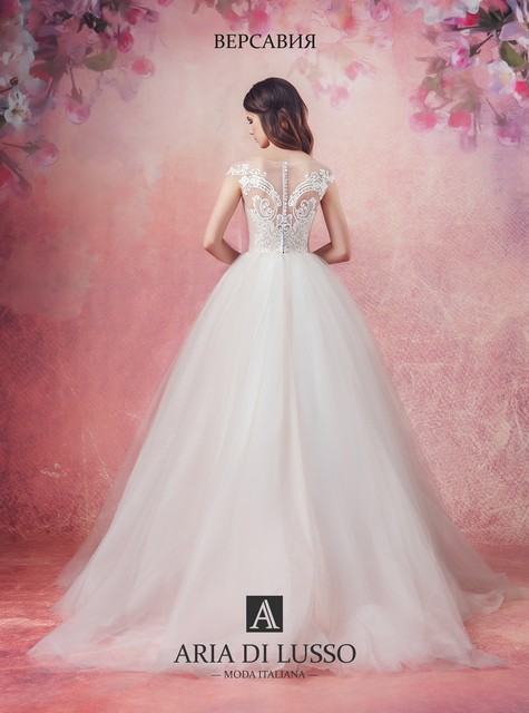 Свадебное платье Версавия. Силуэт Пышное. Цвет Белый / Молочный. Вид 2