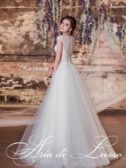 Свадебное платье Калипсо. Силуэт А-силуэт. Цвет Белый / Молочный. Вид 2