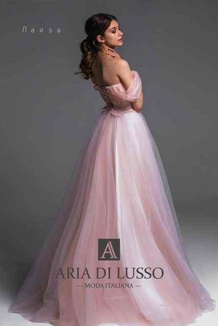 Свадебное платье Лайза. Силуэт Пышное. Цвет оттенки Розового. Вид 2