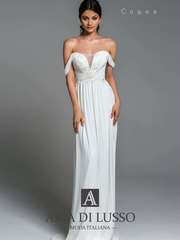 Свадебное платье София. Силуэт Прямое. Цвет Белый / Молочный. Вид 1