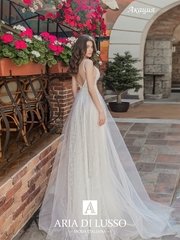 Свадебное платье Акация. Силуэт А-силуэт. Цвет Белый / Молочный. Вид 2