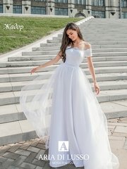 Свадебное платье Жадор. Силуэт А-силуэт. Цвет Белый / Молочный. Вид 1