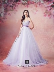 Свадебное платье Султанит. Силуэт Пышное. Цвет Лавандовый / Фиолетовый. Вид 1