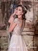 Свадебное платье Эсперанса. Силуэт А-силуэт. Цвет Айвори / Капучино. Вид 3