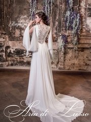 Свадебное платье Барбара. Силуэт А-силуэт. Цвет Белый / Молочный. Вид 2