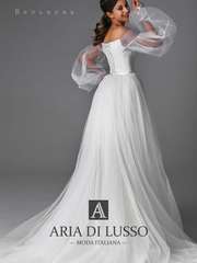 Свадебное платье Вильерма. Силуэт Пышное. Цвет Белый / Молочный. Вид 2