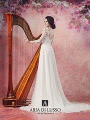 Свадебное платье Хлоя. Силуэт Прямое. Цвет Белый / Молочный. Вид 2