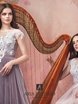 Свадебное платье Луна. Силуэт А-силуэт. Цвет Персик / Оранжевый, Лавандовый / Фиолетовый. Вид 4