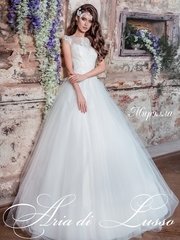 Свадебное платье Мирэлла. Силуэт Пышное. Цвет Белый / Молочный. Вид 1