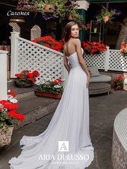 Свадебное платье Саломея. Силуэт А-силуэт. Цвет Белый / Молочный. Вид 2