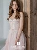 Свадебное платье Аэлита. Силуэт А-силуэт. Цвет оттенки Розового. Вид 3