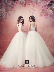 Свадебное платье Лира. Силуэт Пышное. Цвет Белый / Молочный. Вид 2