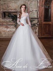 Свадебное платье Марианна. Силуэт Пышное. Цвет Белый / Молочный. Вид 1