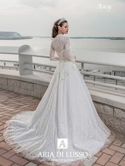 Свадебное платье Алсу. Силуэт А-силуэт. Цвет Белый / Молочный. Вид 2