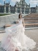 Свадебное платье Миндаль. Силуэт Пышное. Цвет Белый / Молочный, Персик / Оранжевый. Вид 1