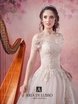 Свадебное платье Астория. Силуэт Пышное. Цвет Айвори / Капучино. Вид 3