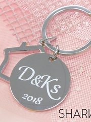 Брелок Домик с гравировкой от Студия арт-гравировки SHARKY 1