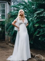 Свадебное платье Мерсье. Силуэт Прямое. Цвет Белый / Молочный. Вид 1