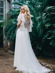 Свадебное платье Мерсье. Силуэт Прямое. Цвет Белый / Молочный. Вид 2