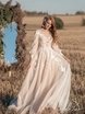 Свадебное платье Жаклин. Силуэт А-силуэт. Цвет Белый / Молочный, Айвори / Капучино. Вид 4