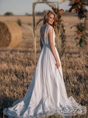 Свадебное платье Мейт. Силуэт А-силуэт. Цвет Белый / Молочный. Вид 2