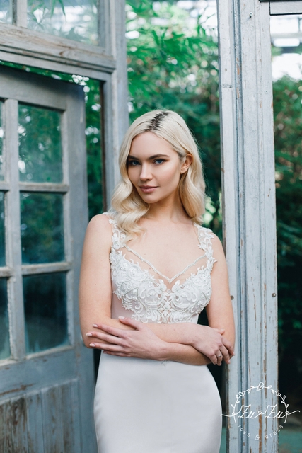 Свадебное платье Мун. Силуэт Прямое. Цвет Белый / Молочный. Вид 5