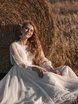 Свадебное платье Ноэми. Силуэт А-силуэт. Цвет Белый / Молочный. Вид 6