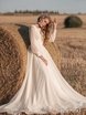 Свадебное платье Ноэми. Силуэт А-силуэт. Цвет Белый / Молочный. Вид 7