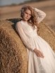 Свадебное платье Ноэми. Силуэт А-силуэт. Цвет Белый / Молочный. Вид 8
