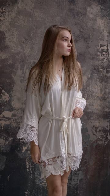 Шелковый халат Флоренция от Свадебный салон TopBridal 3