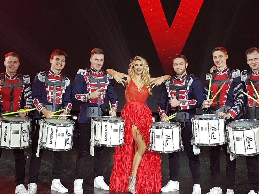 Шоу барабанщиков Vasiliev Groove на свадьбу 9
