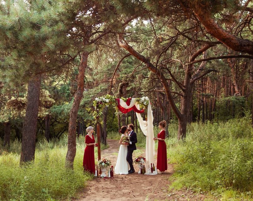 Бохо, Весенняя / Летняя, Рустик, Эко в Выездная регистрация, Природа от Студия декора и флористики Dorokhova Studio 3