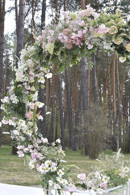 Шебби шик, Тематический, Весенняя / Летняя, Рустик, Эко в Выездная регистрация, Ресторан / Банкетный зал от Студия декора и флористики Dorokhova Studio 3