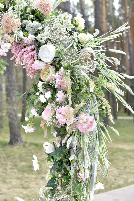 Шебби шик, Тематический, Весенняя / Летняя, Рустик, Эко в Выездная регистрация, Ресторан / Банкетный зал от Студия декора и флористики Dorokhova Studio 5
