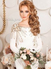 В греческом стиле, Волны, Локоны / Локоны на один бок от Свадебный стилист Лёля Садовка 1