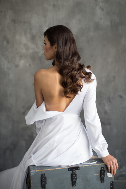 Распущенные, Волны, Локоны / Локоны на один бок от Nadya Nezhinka Beauty Studio 2