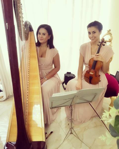 Арфистка Юлия Хамитова на свадьбу 2