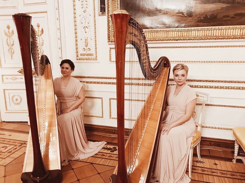 Арфистка Юлия Хамитова на свадьбу 3