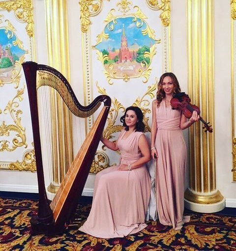 Арфистка Юлия Хамитова на свадьбу 4