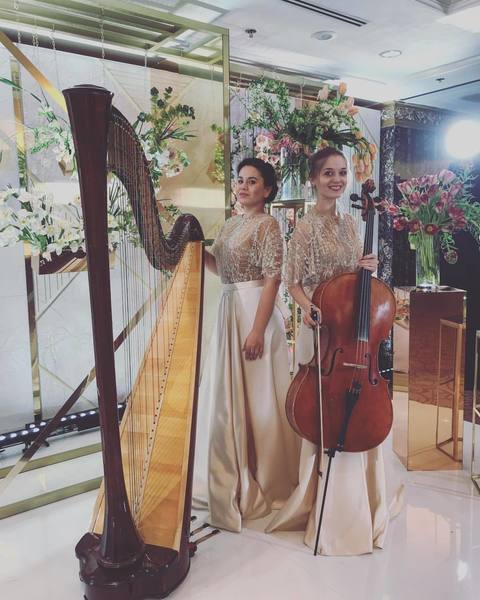 Арфистка Юлия Хамитова на свадьбу 6