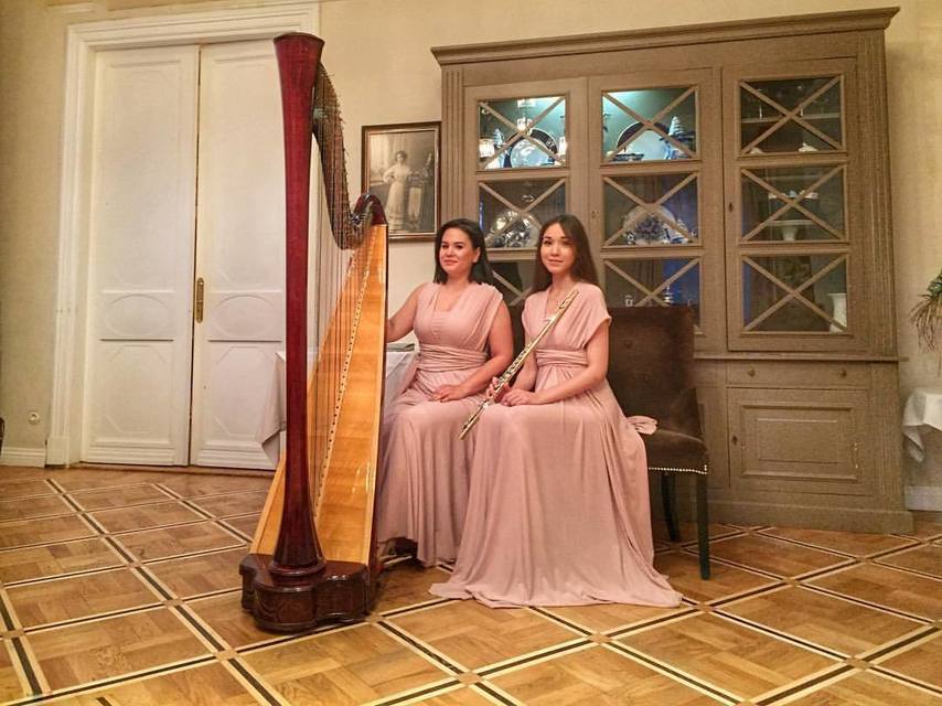 Арфистка Юлия Хамитова на свадьбу 8