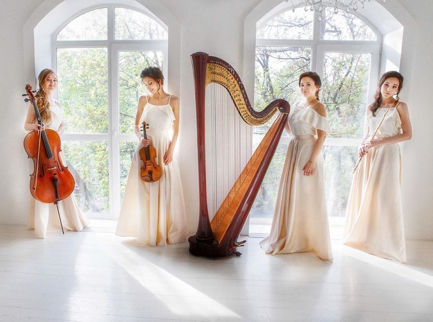 Арфистка Юлия Хамитова на свадьбу 3